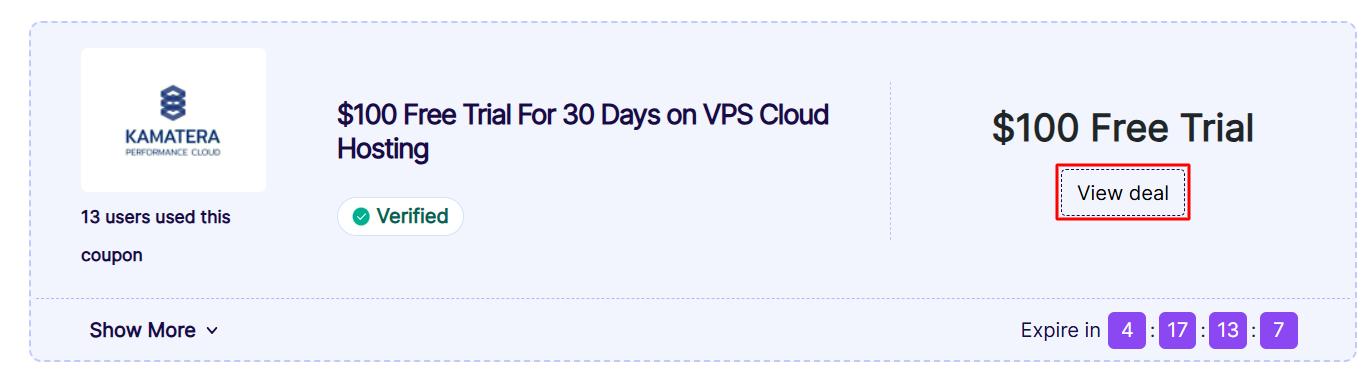 Hosting Seeker Coupon